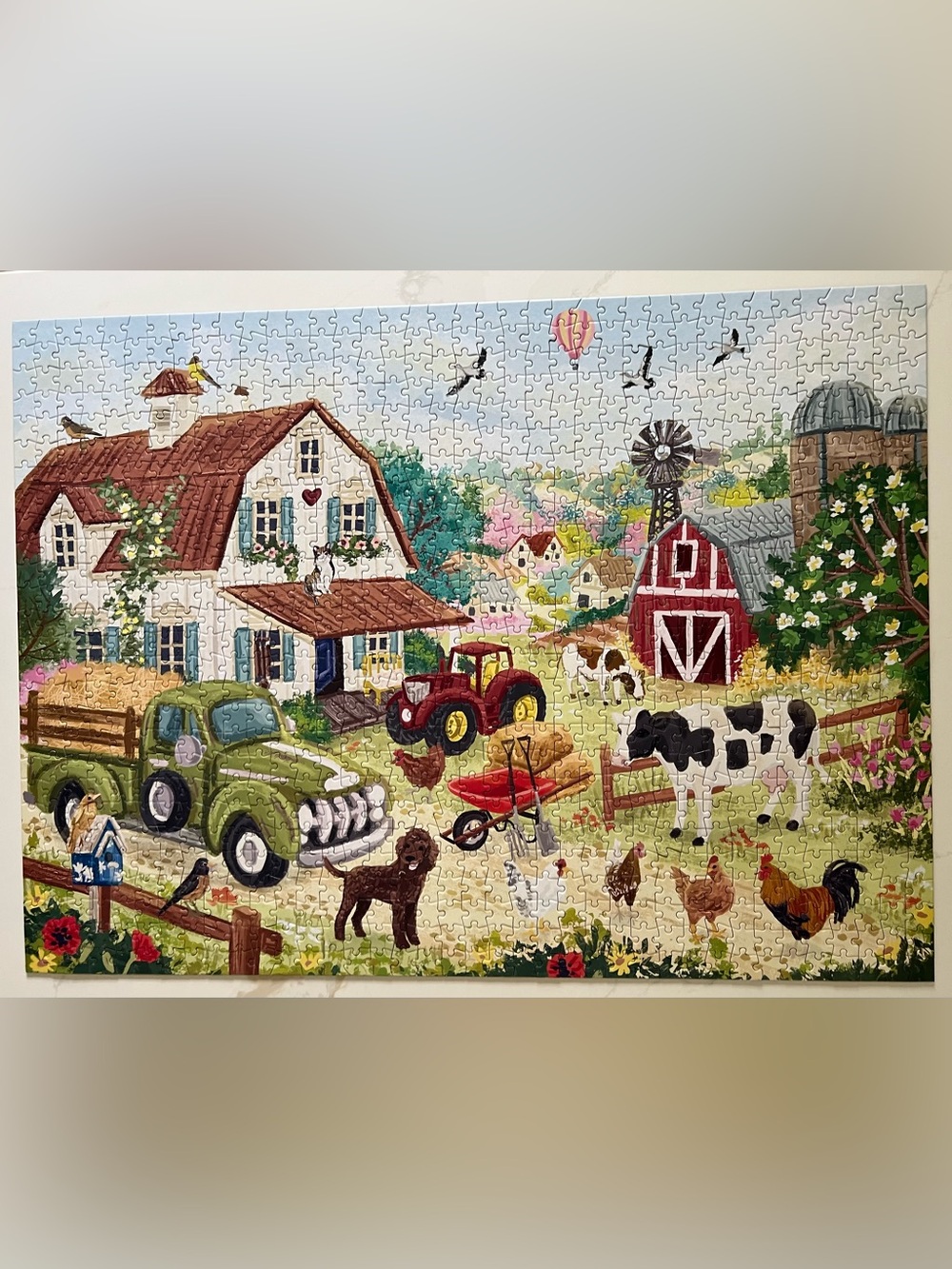 Buffalo Olivia Gibbs 1000 Pcs Jigsaw Puzzle Happy Homestead- Good Quality